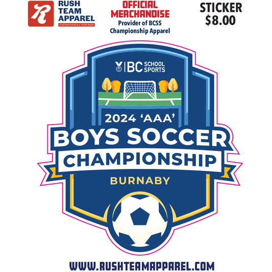 2024 3A Boys Soccer Sticker