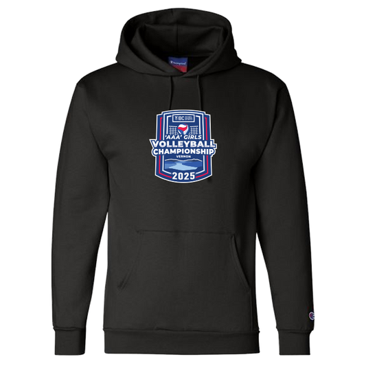 Champion Hoodie - BCSS 3A Girls Volleyball 2025 - Black