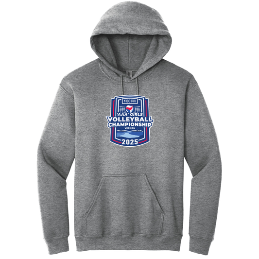 Fleece Hoodie - BCSS 3A Girls Volleyball 2025 - Graphite Heather