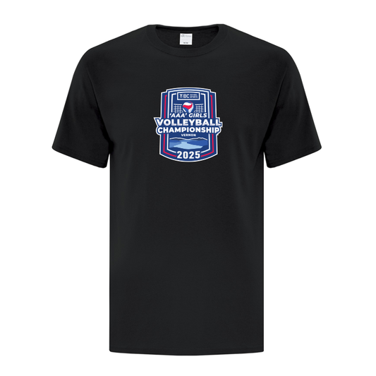 Cotton Short Sleeve - BCSS 3A Girls Volleyball 2025 - Black