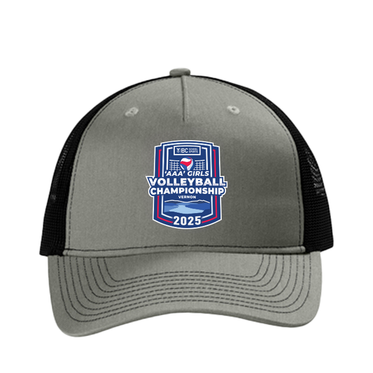 Trucker Hat - BCSS 3A Girls Volleyball 2025 - Grey/Black