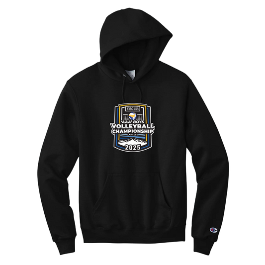 Champion Hoodie - BCSS 3A Boys Volleyball 2025 - Black