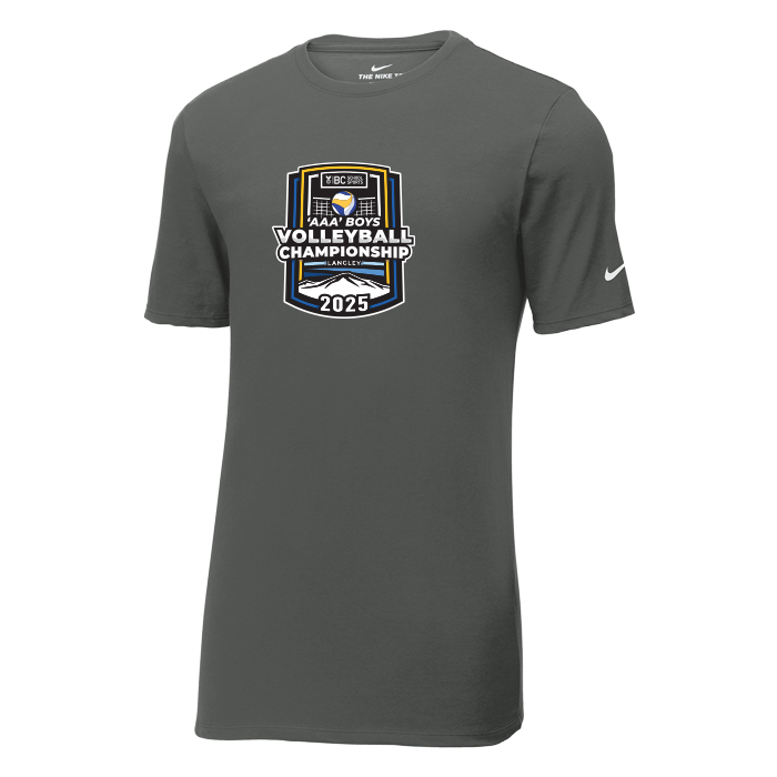 Nike Dri-FIT Cotton/Poly Tee - BCSS 3A Boys Volleyball 2025 - Anthracite