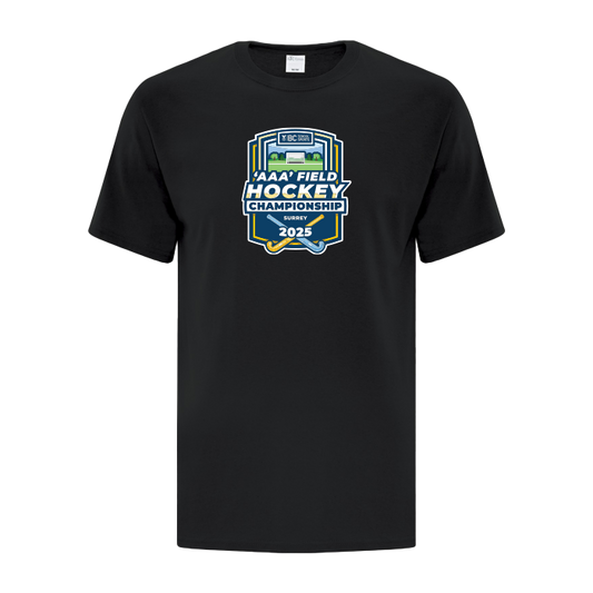 Cotton Short Sleeve T - BCSS 3A Field Hockey 2025 - Black