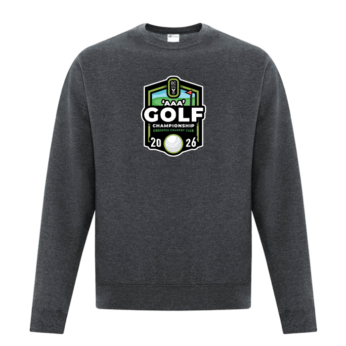 Crewneck - BCSS 3A Golf 2026 - Dark Heather Grey