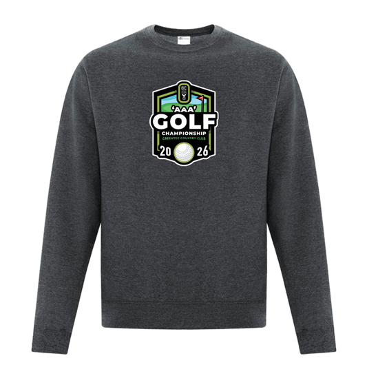 Crewneck - BCSS 3A Golf 2026 - Dark Heather Grey
