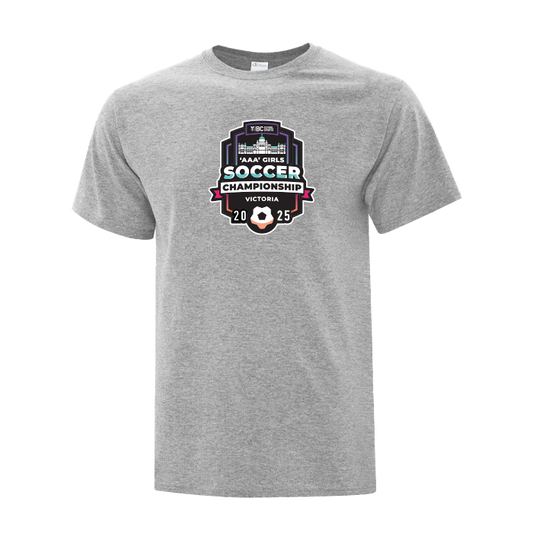 BCSS 3A Girls Soccer 2025 Short Sleeve - Light Grey