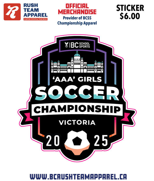 BCSS 3A Girls Soccer 2025 Sticker
