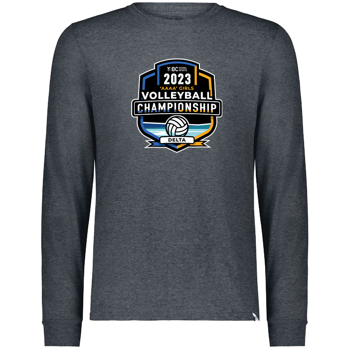 2023 4A Girls Volleyball Long Sleeve - Heather Grey