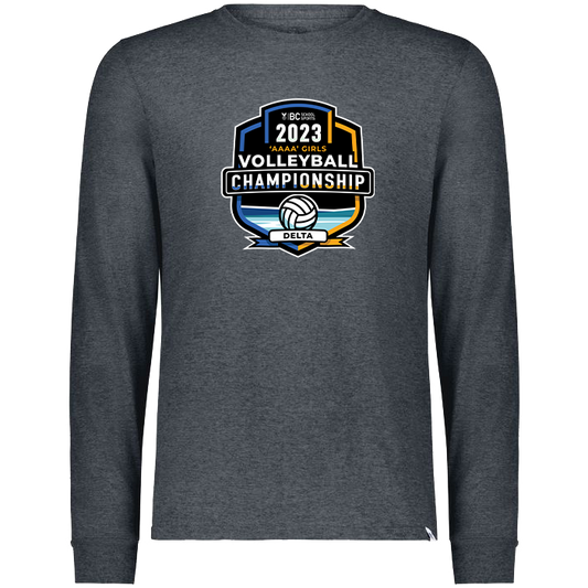 2023 4A Girls Volleyball Long Sleeve - Heather Grey