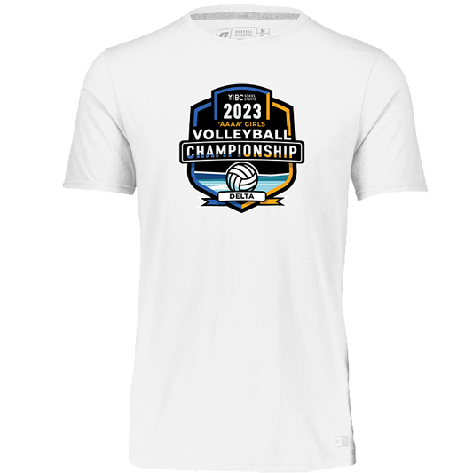 2023 4A Girls Volleyball Short Sleeve T-Shirt - White
