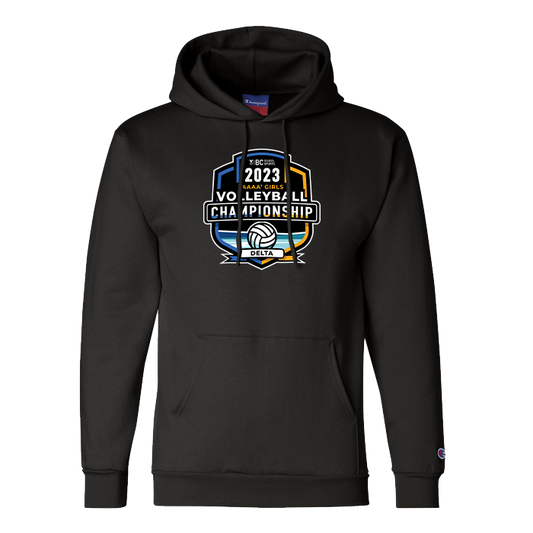 2023 4A Girls Volleyball Champion Hoodie - Black