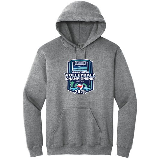 Fleece Hoodie - BCSS 4A Girls Volleyball 2025 - Graphite Heather