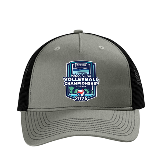 Trucker Hat - BCSS 4A Girls Volleyball 2025 - Grey/Black