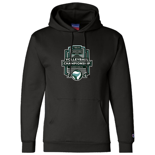 2024 4A Girls Volleyball Champion Hoodie - Black