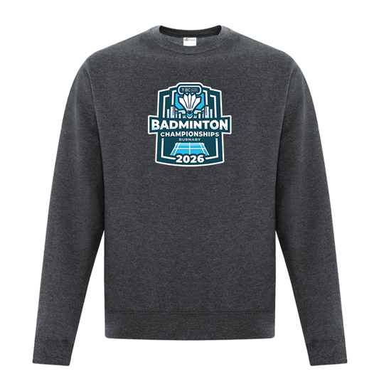 Crewneck - BCSS Badminton 2026 - Dark Heather Grey