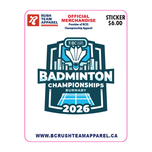 Sticker - BCSS Badminton 2026
