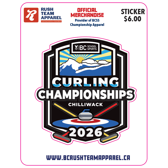 Sticker - BCSS Curling 2026 - Die Cut