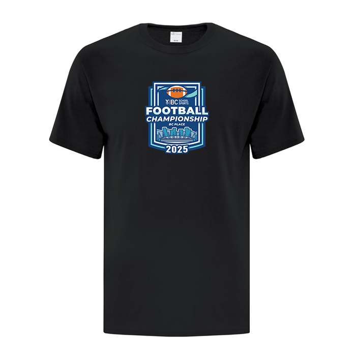 Cotton Short Sleeve - BCSS 2A Boys Football 2025 - Black