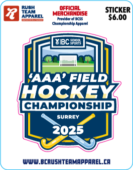 Sticker - BCSS 3A Field Hockey 2025 - Die Cut