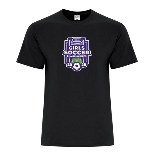 Cotton Short Sleeve - BCSS Girls Soccer 2026 - Black