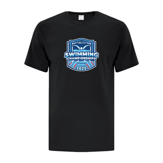 Cotton Short Sleeve T - BCSS Swimming 2025 - Black