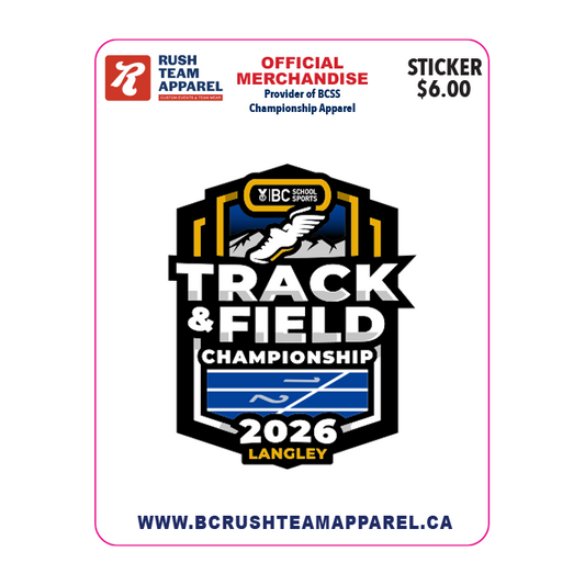 Sticker - BCSS Track and Field 2026