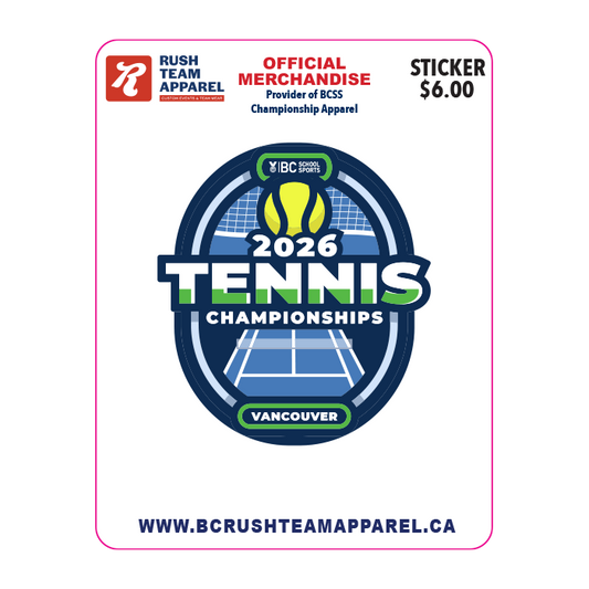 Sticker - BCSS Tennis 2026