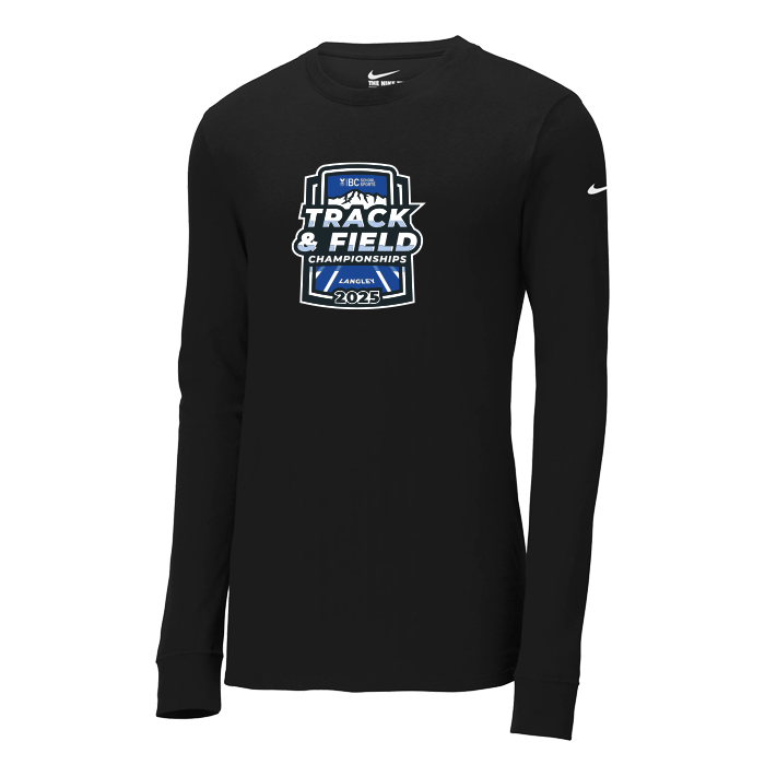 BCSS Track & Field 2025 Nike DriFit Long Sleeve - Black