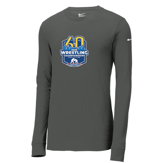 Nike Dri-FIT Long Sleeve - BCSS Wrestling 2026 - Anthracite