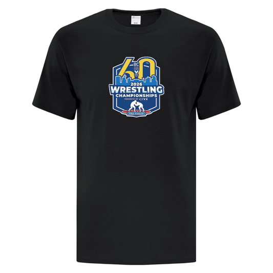 Cotton Short Sleeve - BCSS Wrestling 2026 - Black