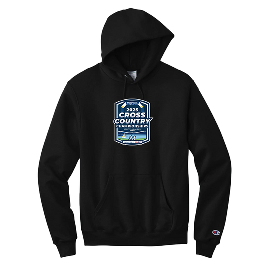 Champion PowerBlend Fleece Hoody - BCSS Cross Country 2025 - Black