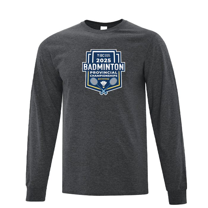 BCSS Badminton 2025 Long Sleeve - Dark Grey