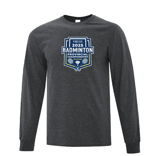 BCSS Badminton 2025 Long Sleeve - Dark Grey