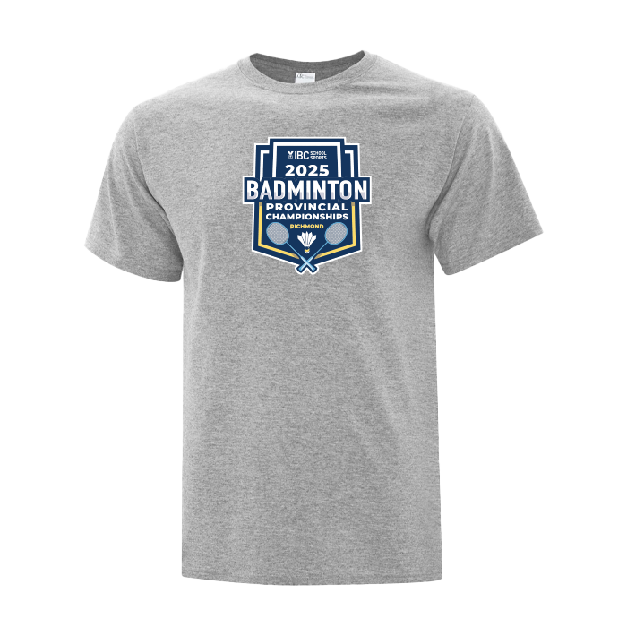 BCSS Badminton 2025 Short Sleeve - Light Grey