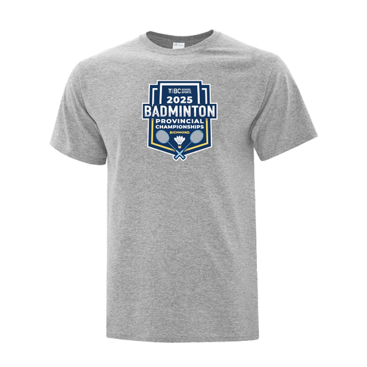 BCSS Badminton 2025 Short Sleeve - Light Grey