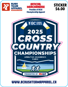Sticker - BCSS Cross Country 2025 - Die Cut