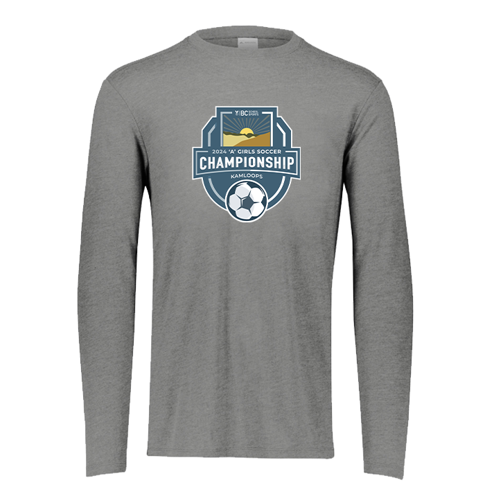 2024 1A Girls Soccer Long Sleeve - Grey Heather