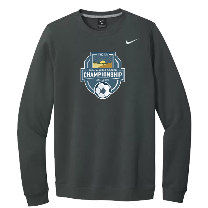2024 1A Girls Soccer Nike Crewneck - Anthracite