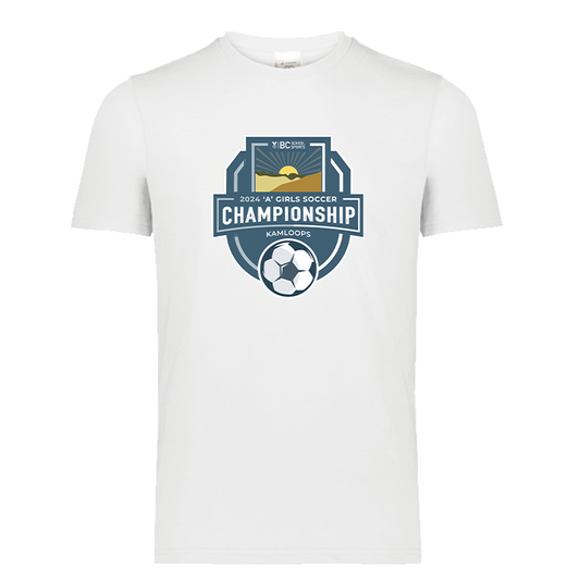 2024 1A Girls Soccer Short Sleeve - White