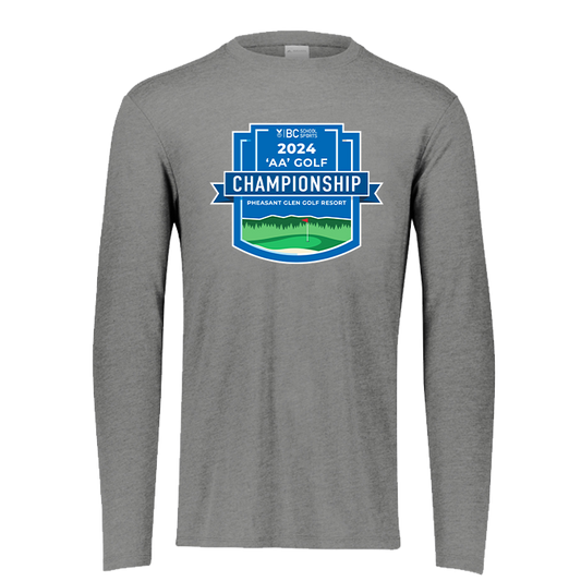 2024 2A Golf Long Sleeve - Grey Heather