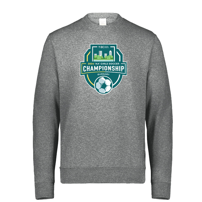 2024 2A Girls Soccer Crewneck - Platinum Heather