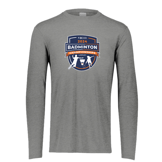 2024 Badminton Long Sleeve - Grey Heather