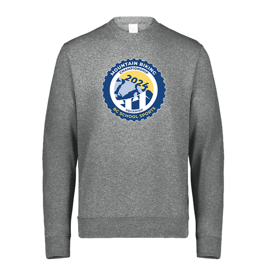 2024 Mountain Biking Crewneck - Platinum Heather