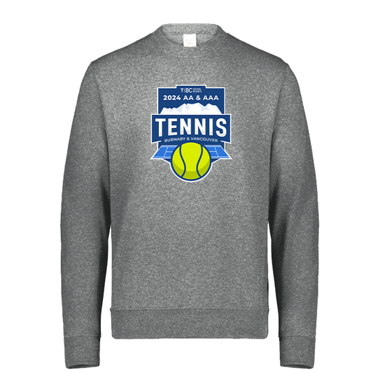 2024 Tennis Crewneck - Platinum Heather