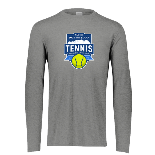 2024 Tennis Long Sleeve - Grey Heather