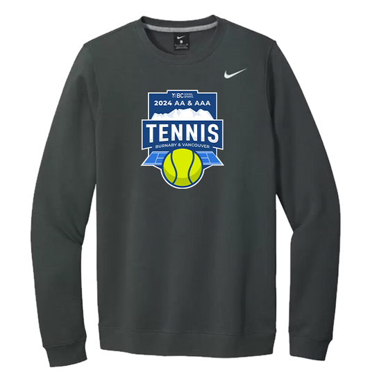 2024 Tennis Nike Crewneck - Anthracite